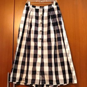 Who What Wear Plaid Ankle Length Size 8 Skirt
